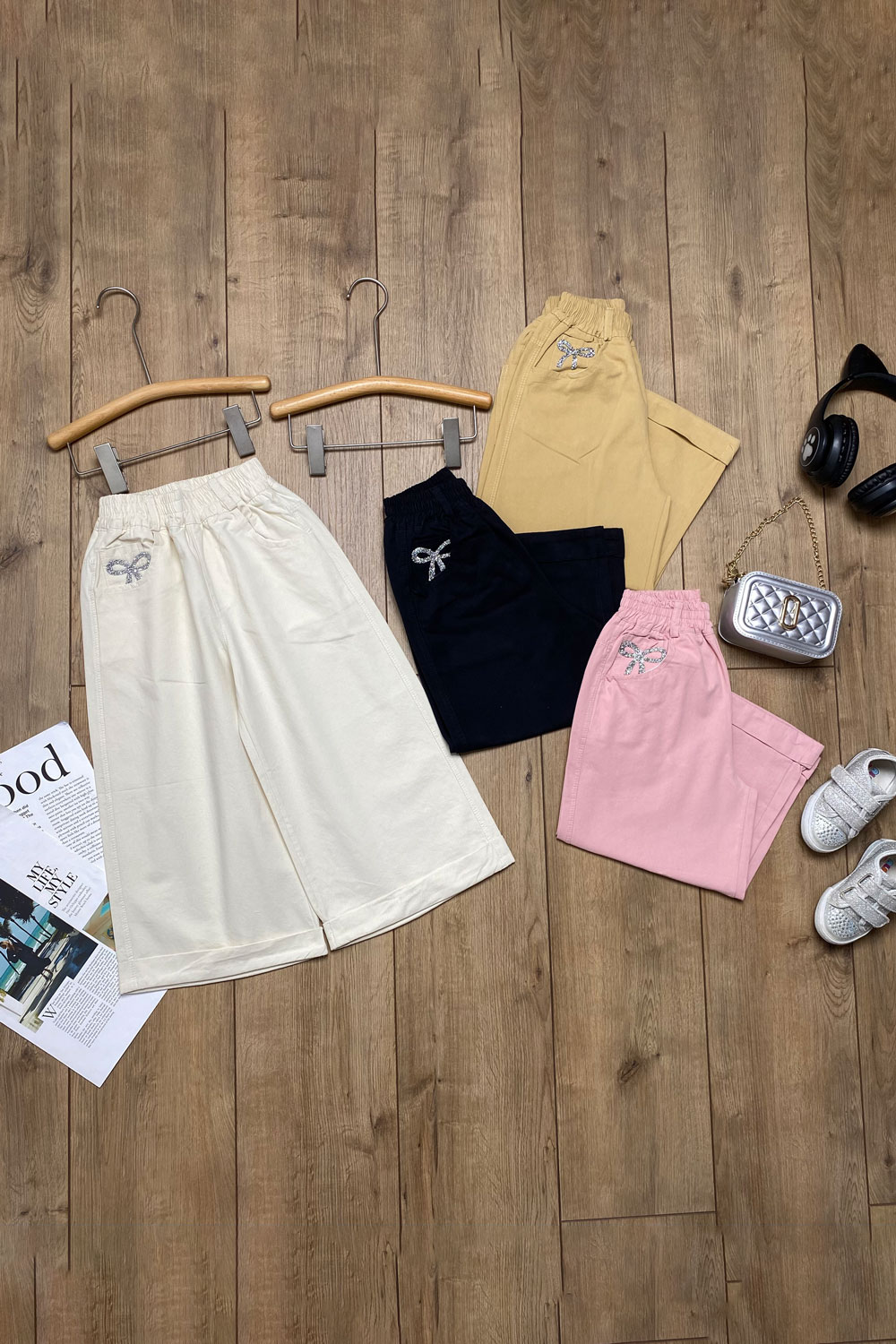 Брюки для девочек 1ОЧ детская одежда оптом Томико