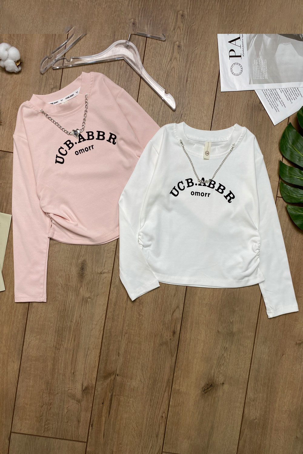 Лонгслив для девочек детская одежда оптом Томико