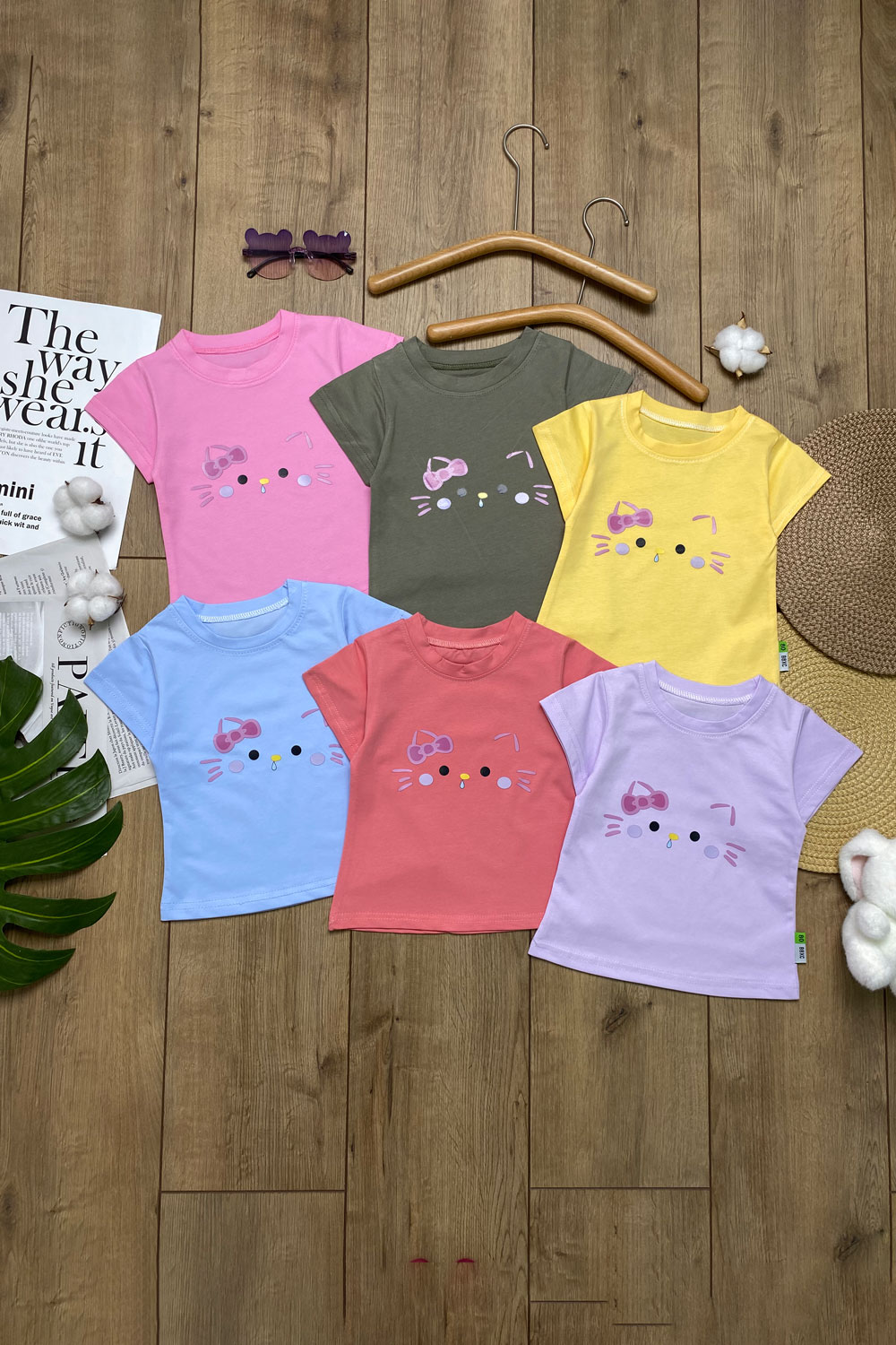 Футболка для девочек 2ОЧ детская одежда оптом Томико