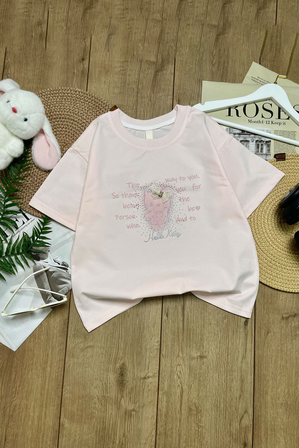 Футболка для девочек 1ОЧ детская одежда оптом Томико