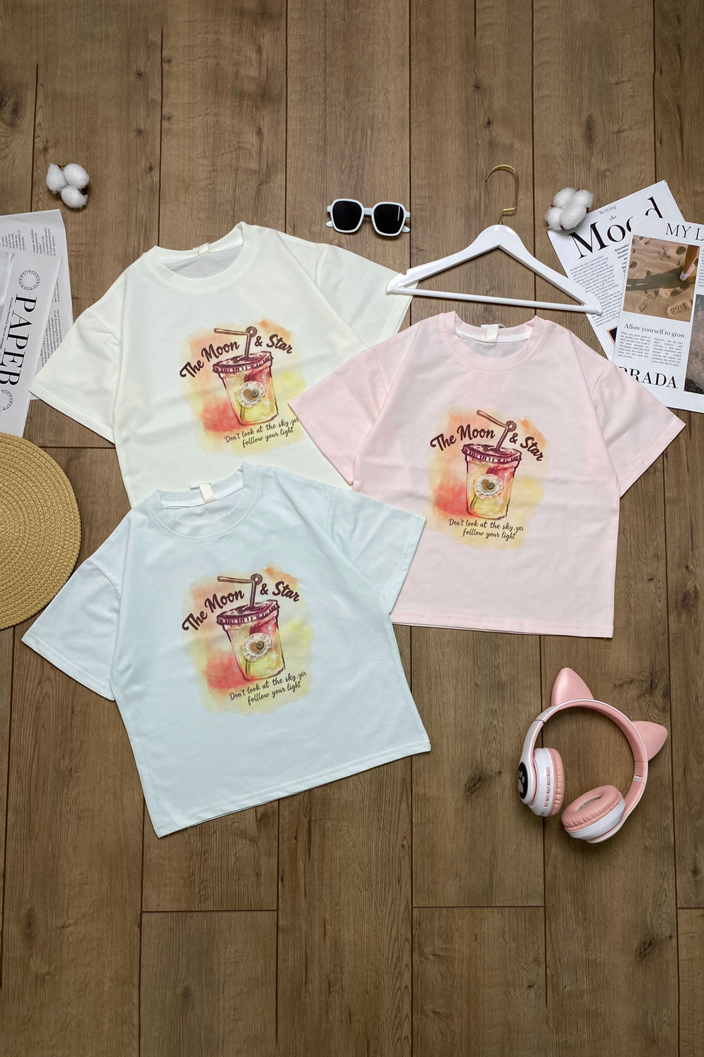 Футболка для девочек 1ОЧ детская одежда оптом Томико