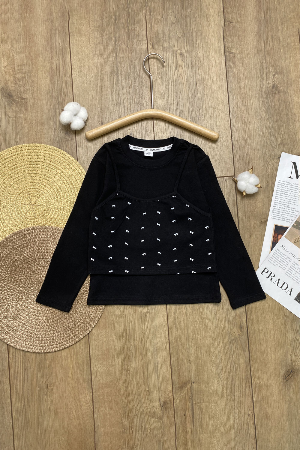 Лонгслив для девочек детская одежда оптом Томико