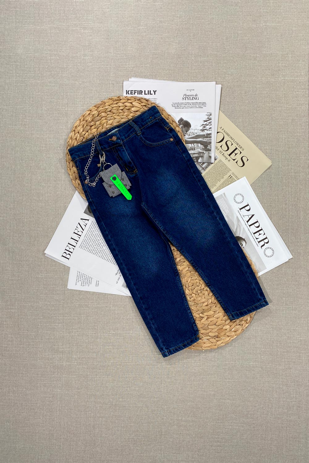 Джинсы для девочек детская одежда оптом Томико