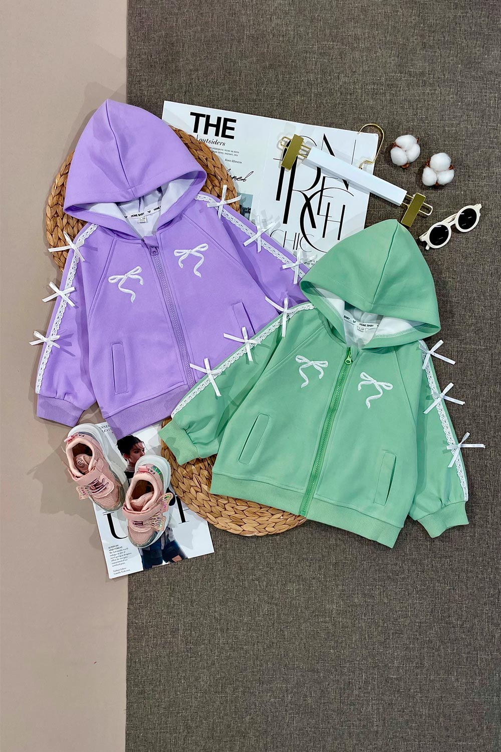 Фуфайка для девочек детская одежда оптом Томико