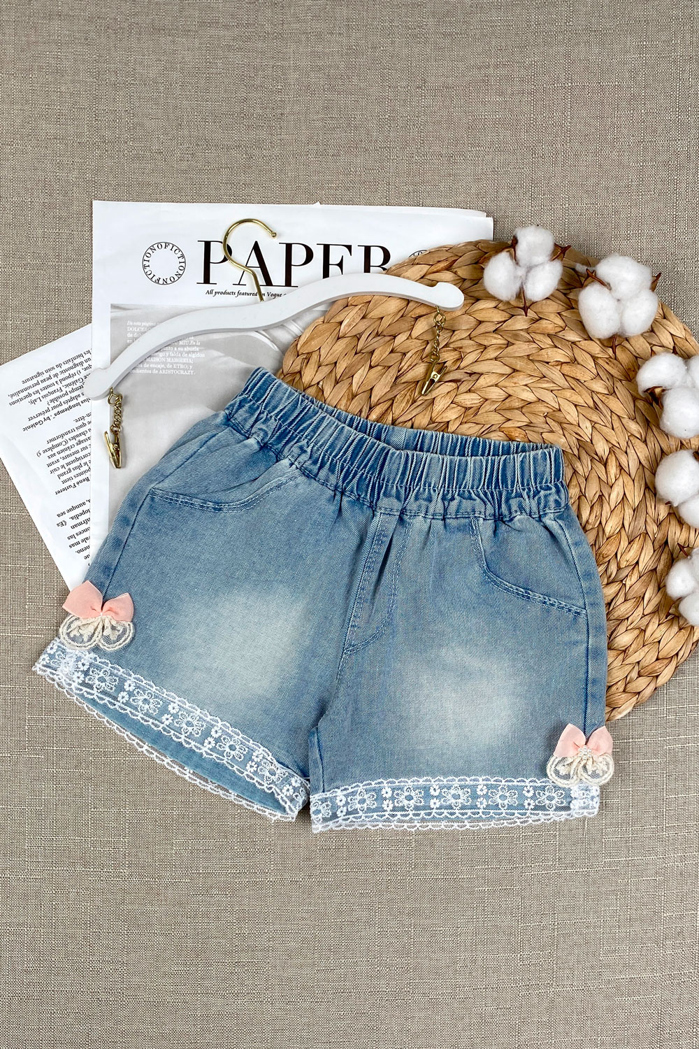 Шорты для девочек детская одежда оптом Томико