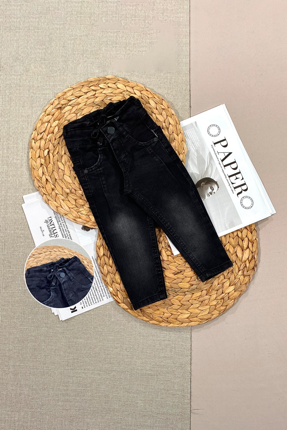 Джинсы для девочек детская одежда оптом Томико