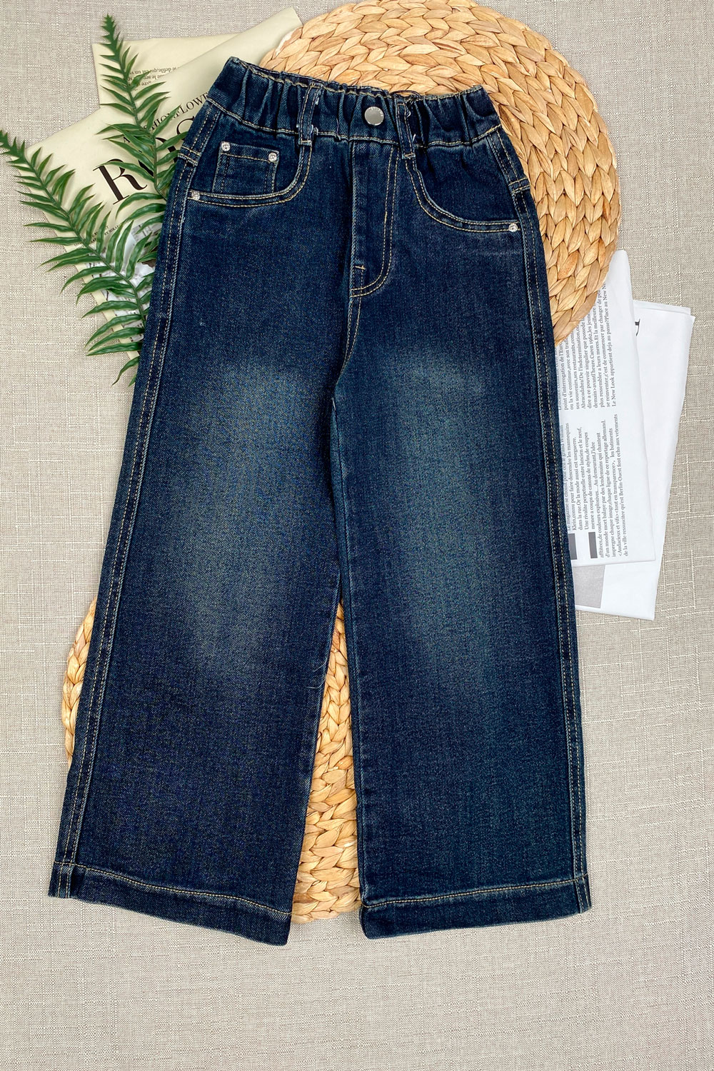 Джинсы для девочек детская одежда оптом Томико