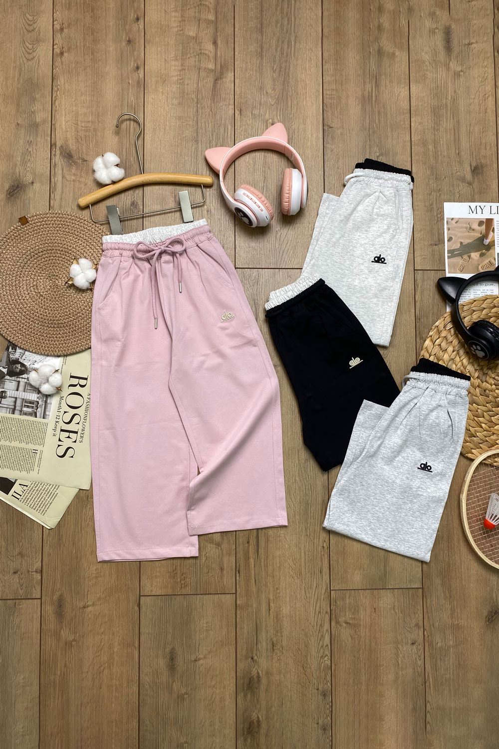 Брюки спортивные для девочек 1ОЧ детская одежда оптом Томико