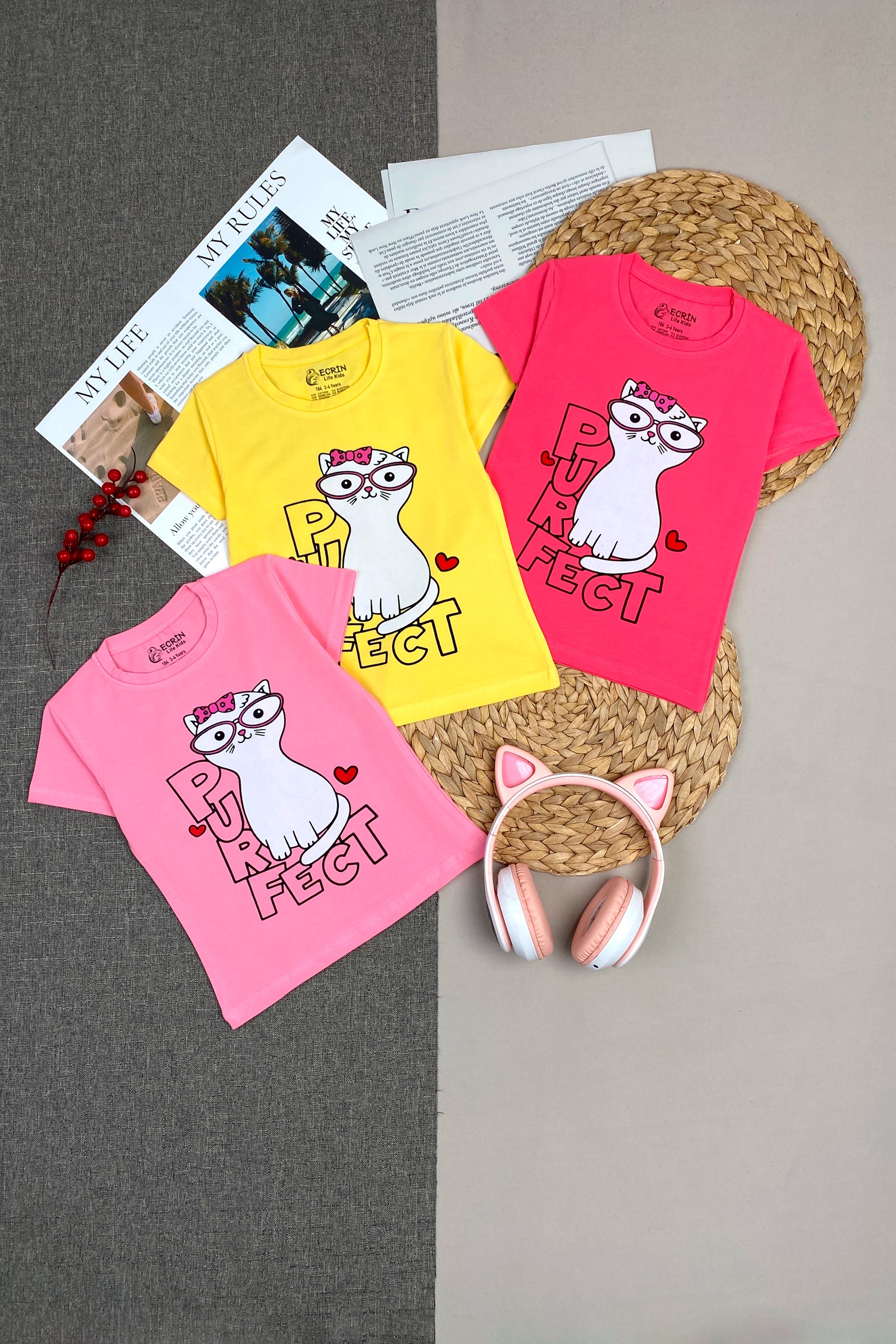 Футболка для девочек детская одежда оптом Томико