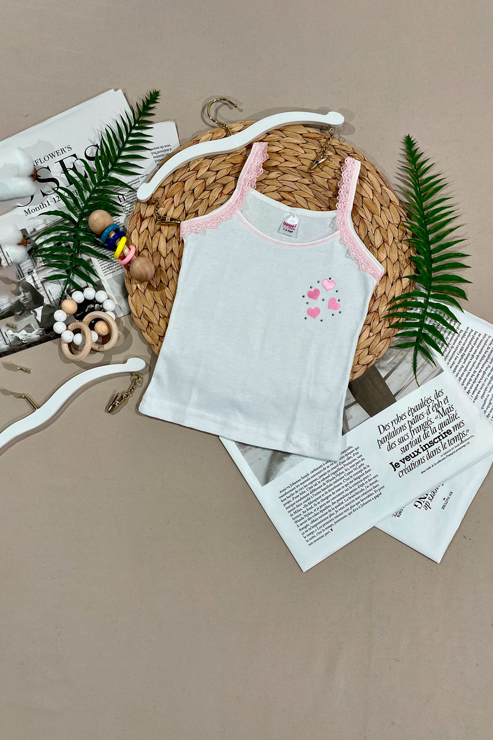 Майка для девочек детская одежда оптом Томико