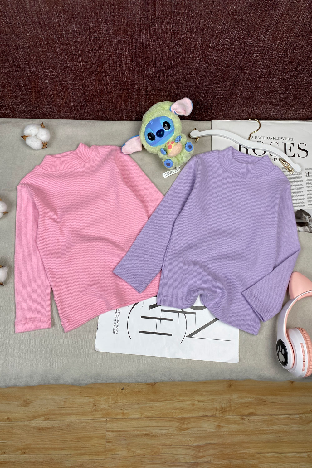 Водолазка для девочек детская одежда оптом Томико