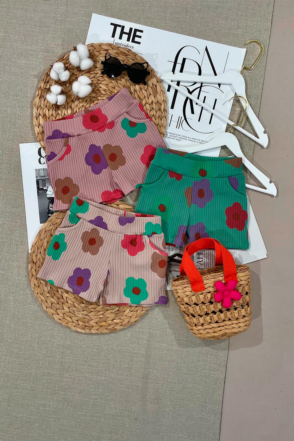 Шорты для девочек детская одежда оптом Томико