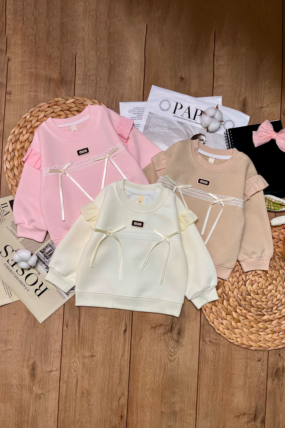 Свитшот для девочек детская одежда оптом Томико