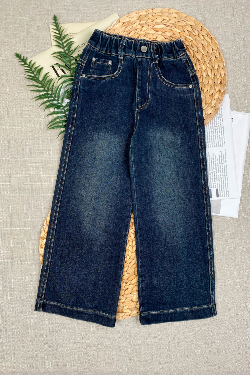 Джинсы для девочек детская одежда оптом Томико