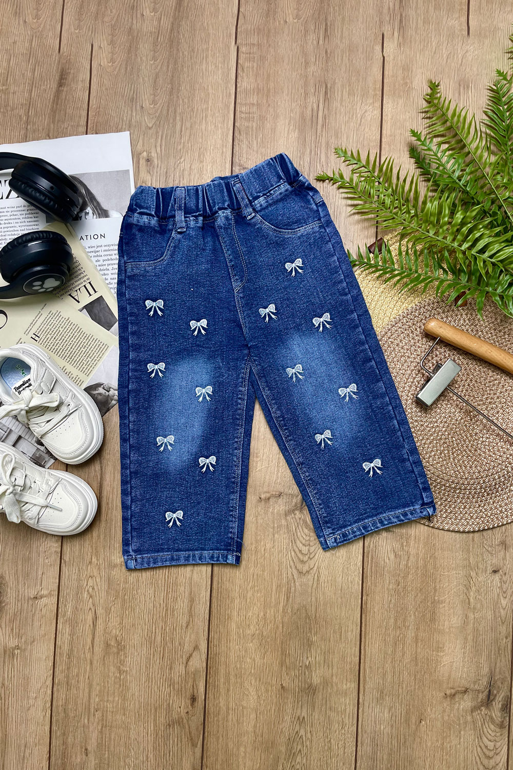 Джинсы для девочек 1ОЧ детская одежда оптом Томико