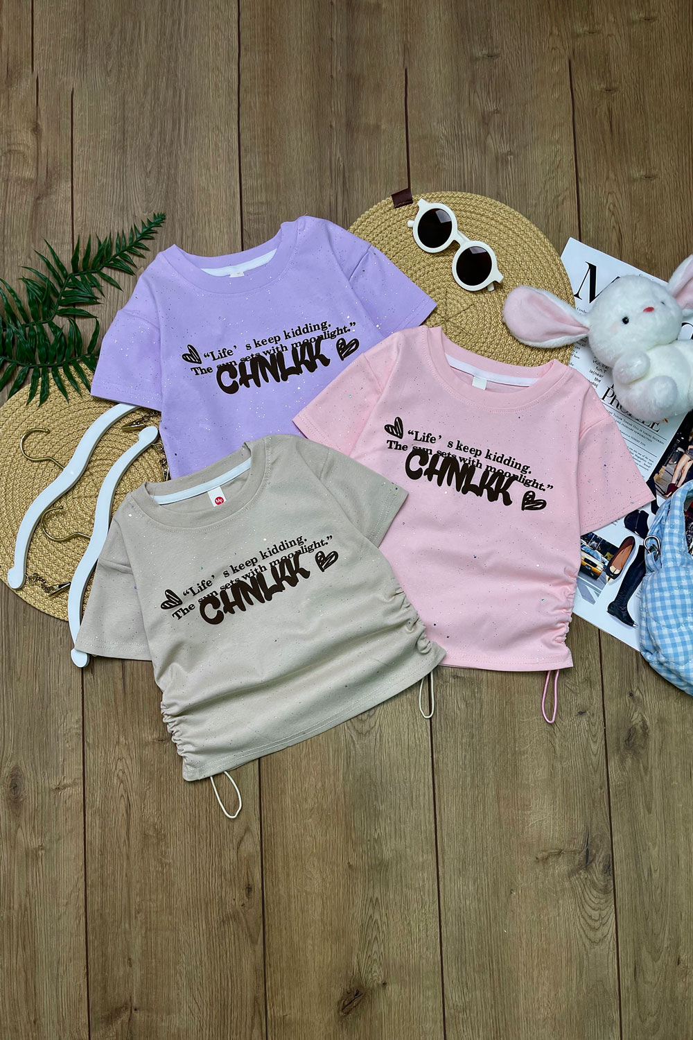 Футболка для девочек детская одежда оптом Томико