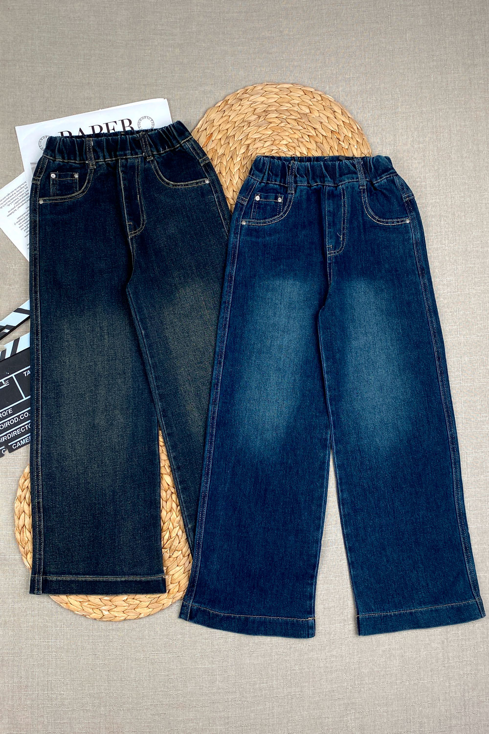 Джинсы для девочек детская одежда оптом Томико