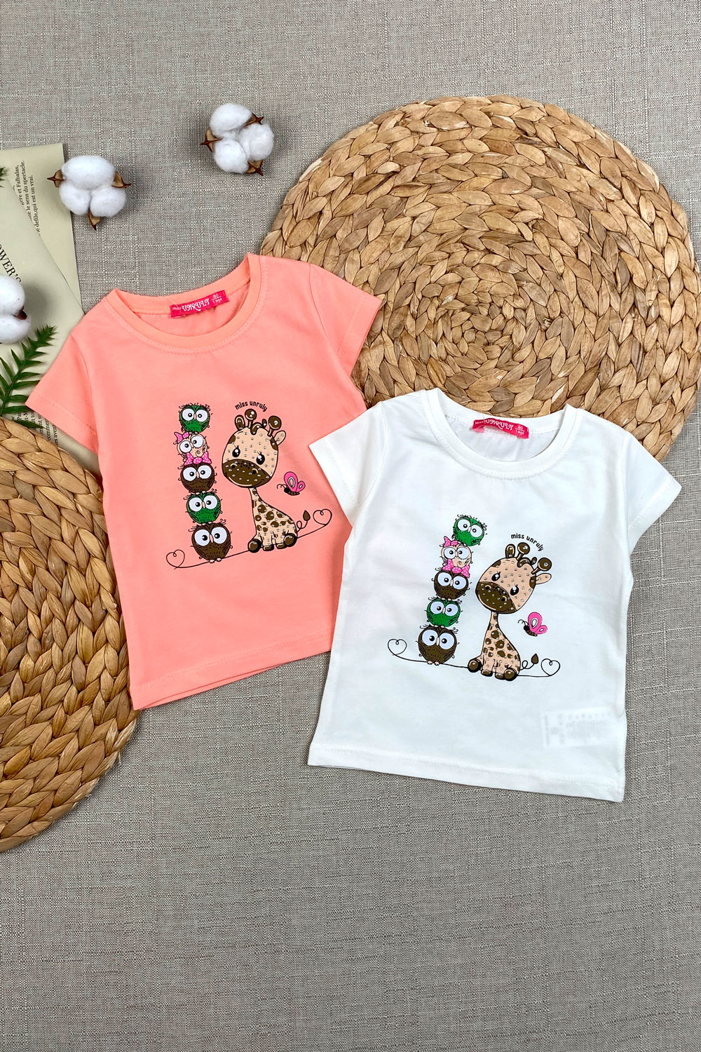 Футболка для девочек детская одежда оптом Томико