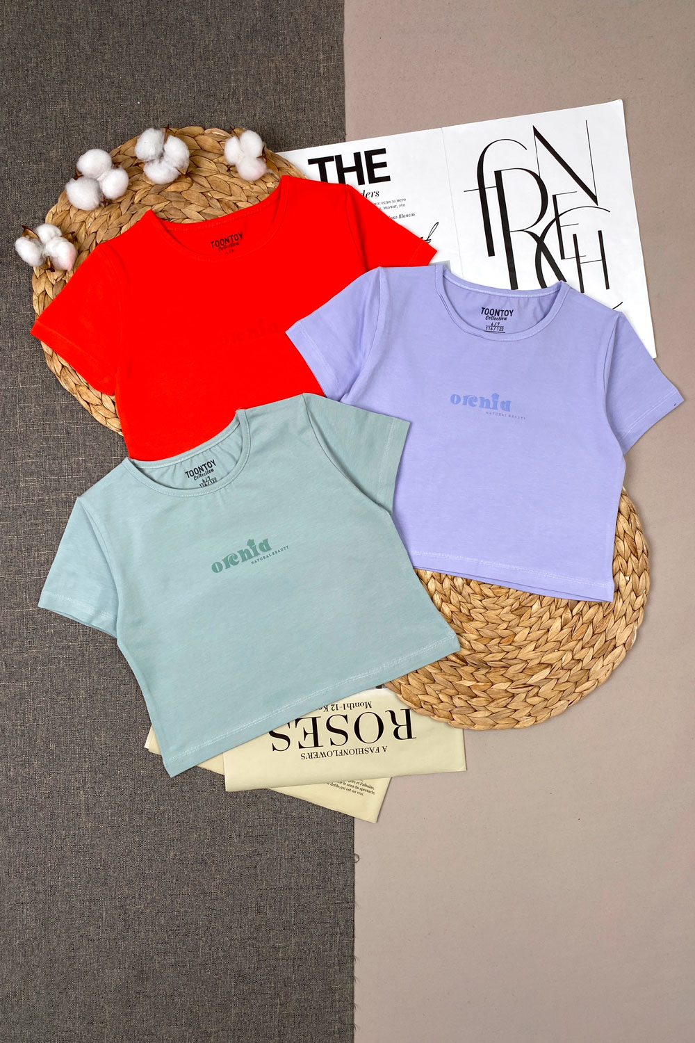 Футболка для девочек детская одежда оптом Томико