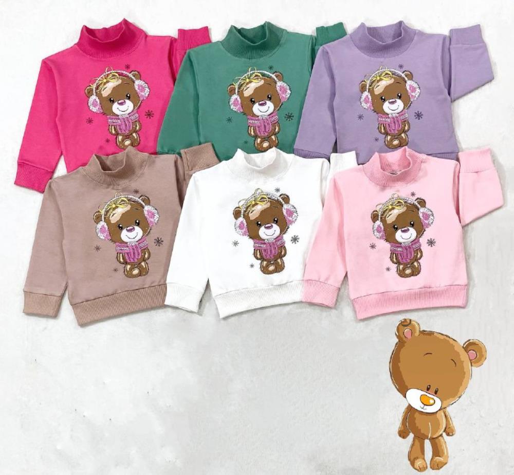 Водолазка для девочек, нач детская одежда оптом Томико