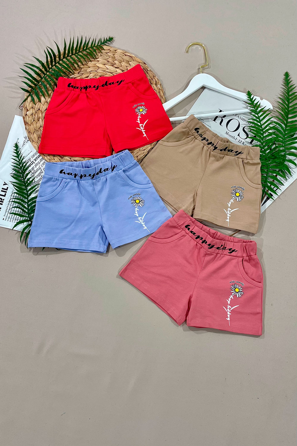 Шорты для девочек детская одежда оптом Томико