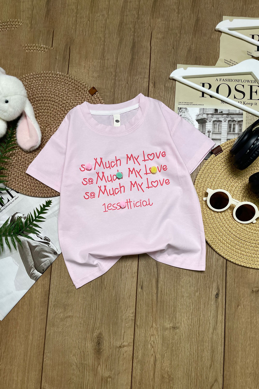 Футболка для девочек 1ОЧ детская одежда оптом Томико