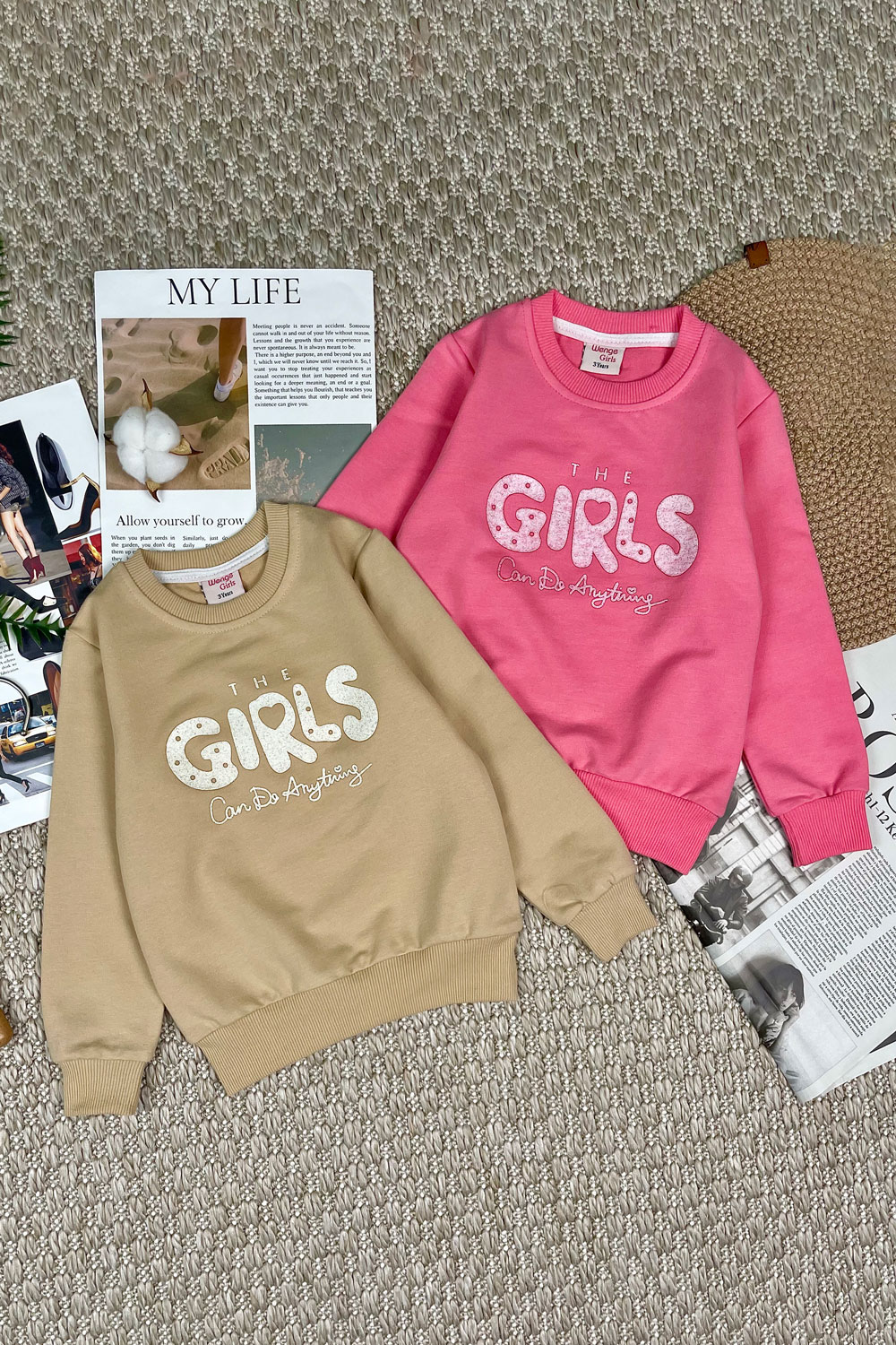 Свитшот для девочек детская одежда оптом Томико