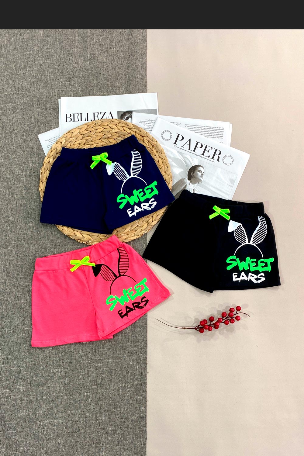 Шорты для девочек детская одежда оптом Томико