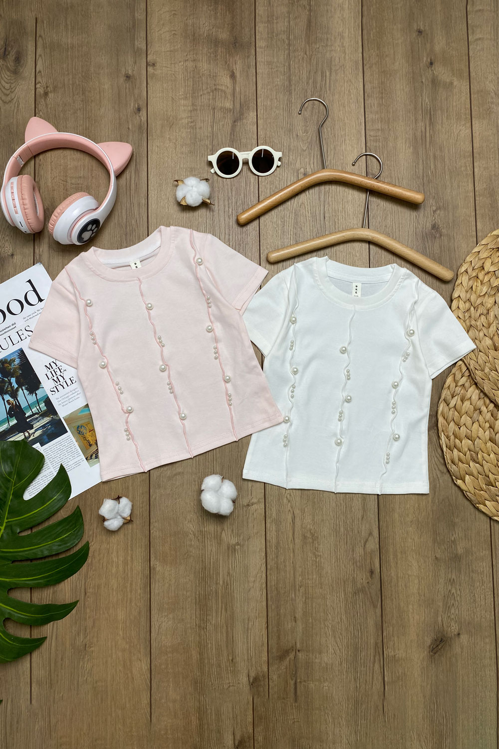 Футболка для девочек 1ОЧ детская одежда оптом Томико