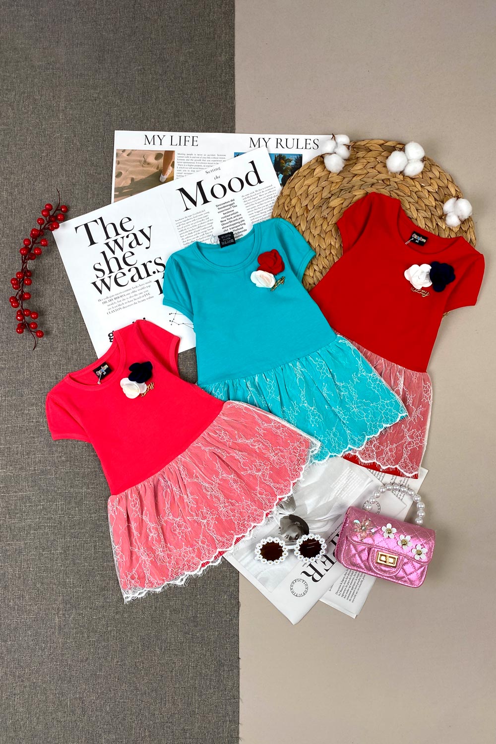 Платье  детская одежда оптом Томико