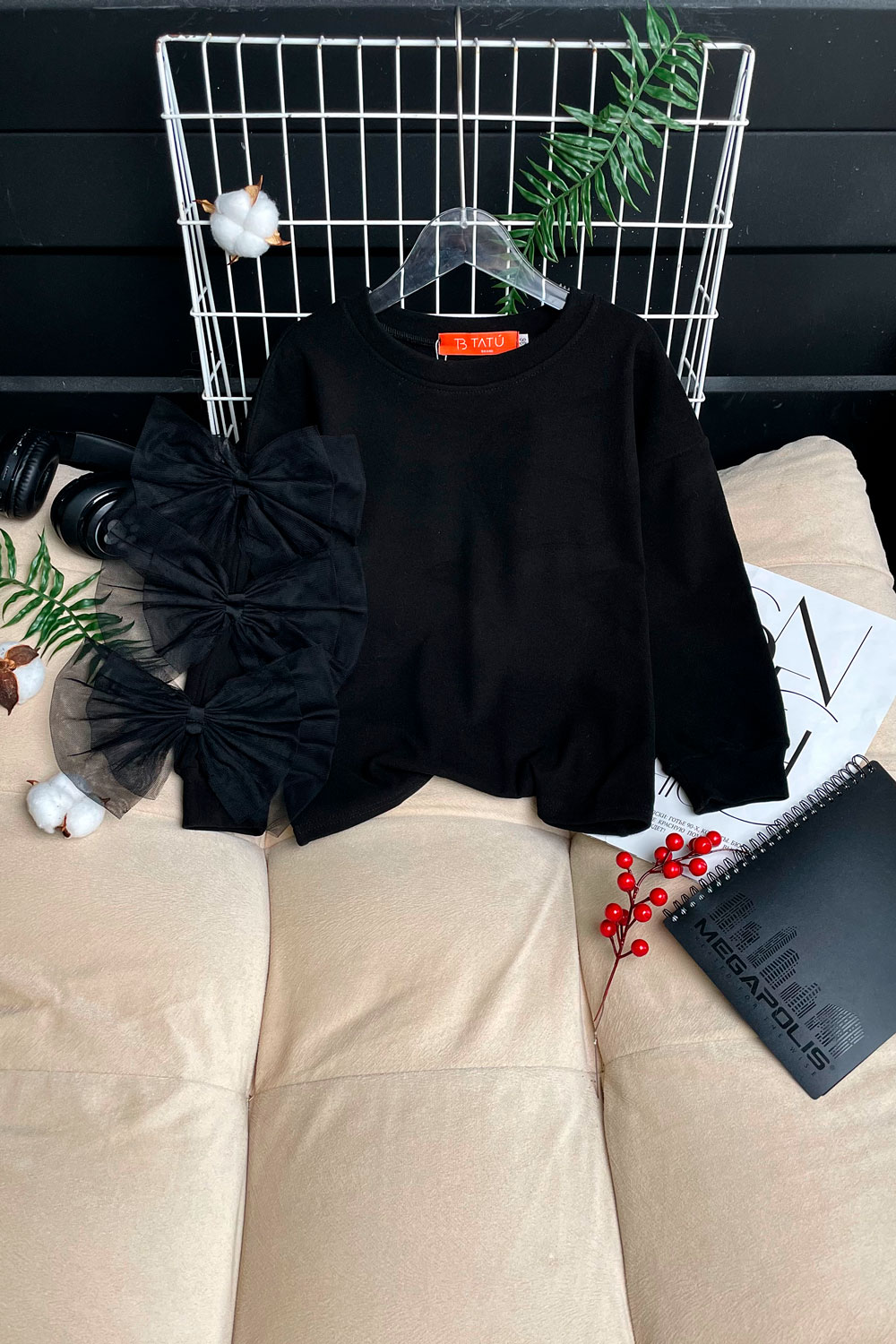 Лонгслив для девочек детская одежда оптом Томико