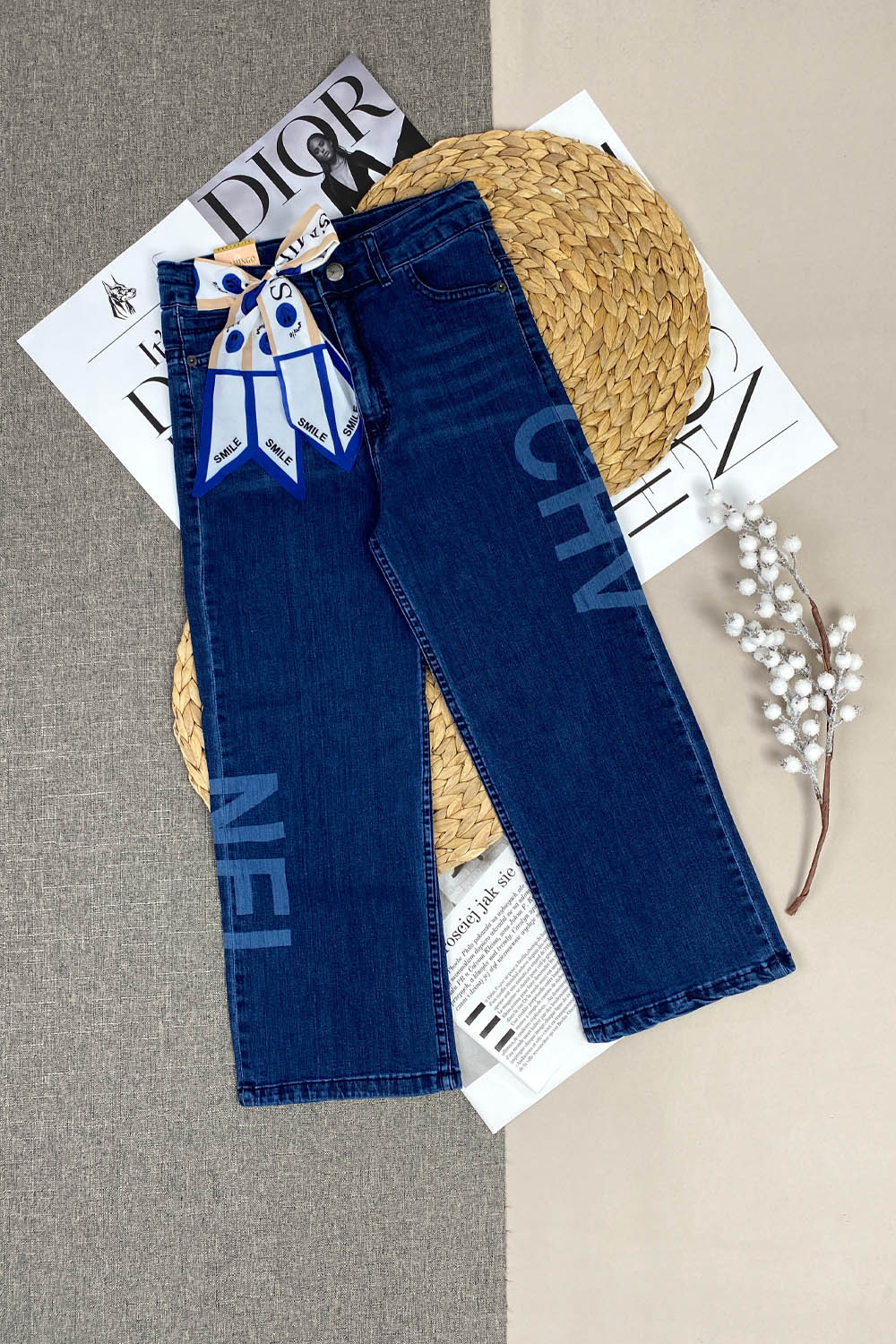 Джинсы для девочек детская одежда оптом Томико