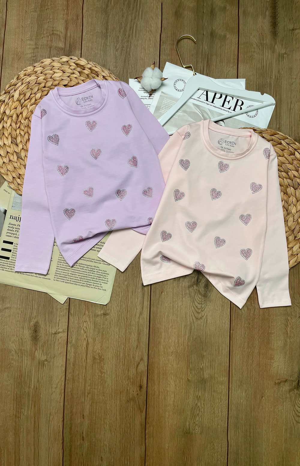 Лонгслив для девочек детская одежда оптом Томико