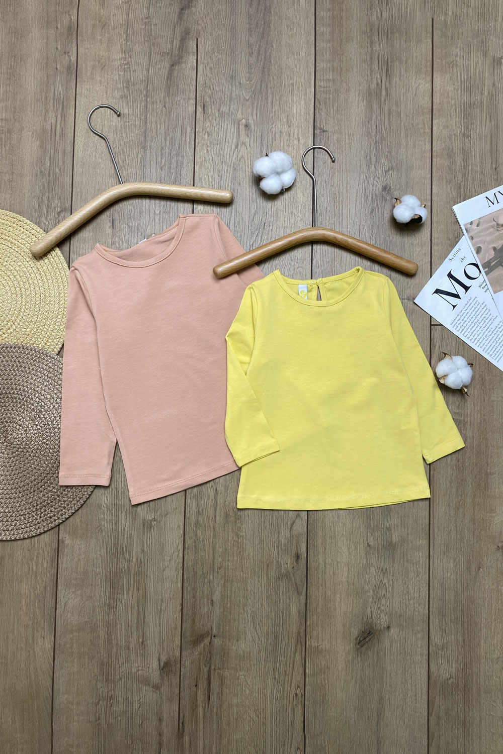 Лонгслив для девочек детская одежда оптом Томико