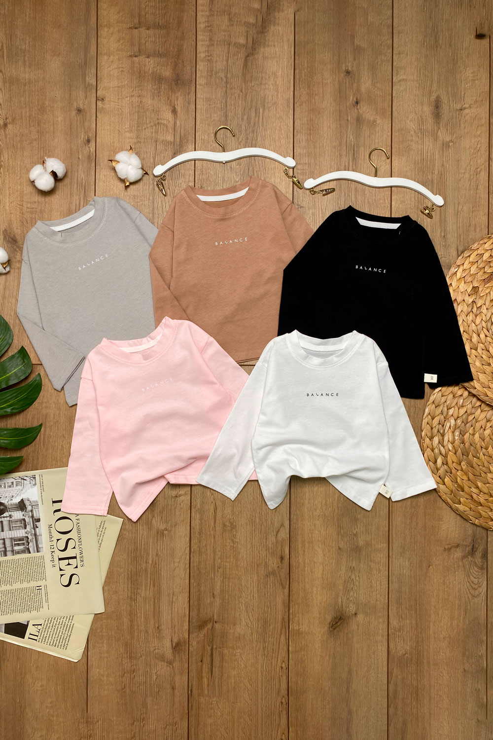 Лонгслив для девочек детская одежда оптом Томико