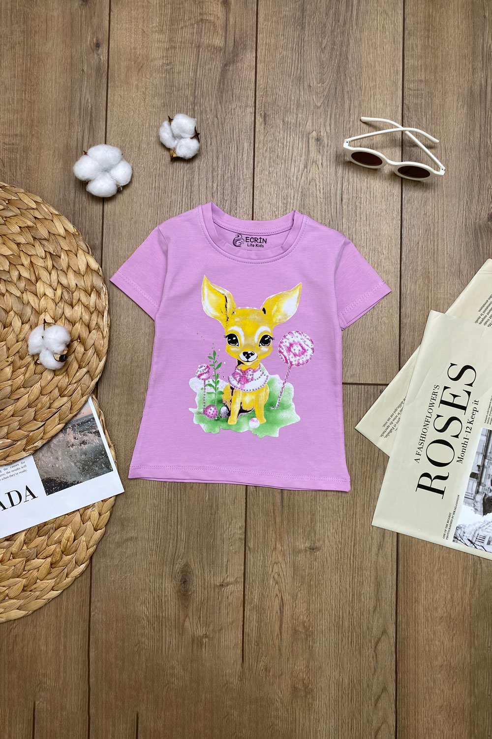 Футболка для девочек детская одежда оптом Томико