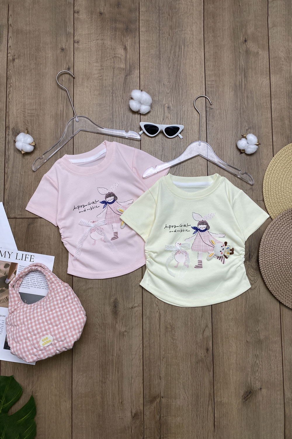 Футболка для девочек 1ОЧ детская одежда оптом Томико