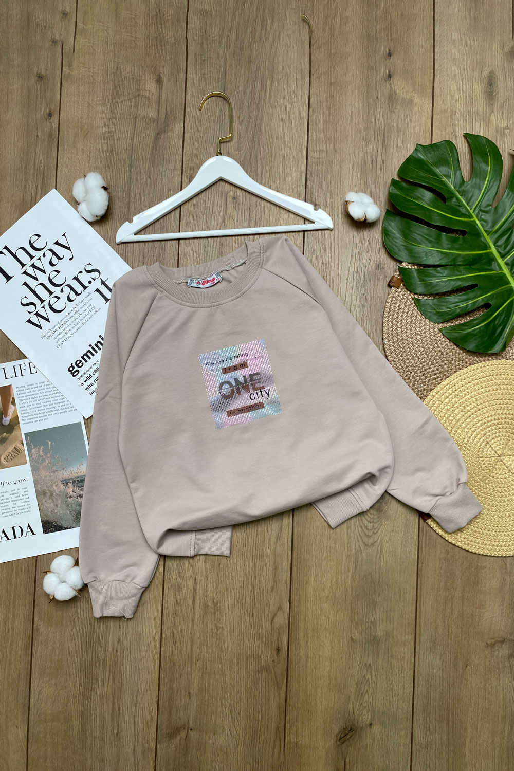 Свитшот для девочек детская одежда оптом Томико